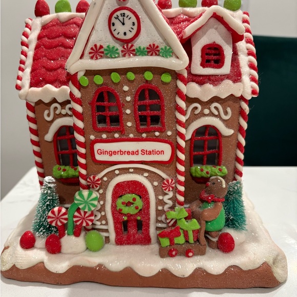 Lit Gingerbread Village Gingerbread Station by
Valerie - Picture 5 of 15